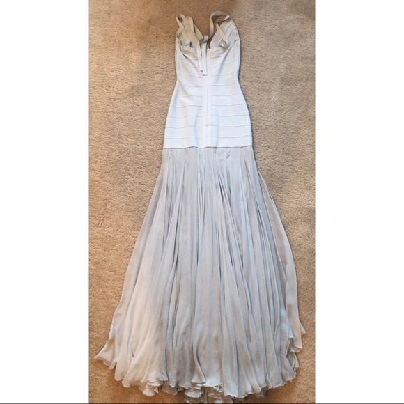 XS Herve Leger Mint Green Bandage Formal Dress - Picture 3 of 8